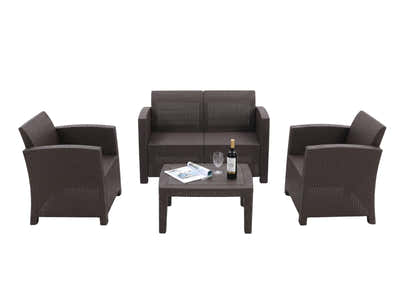 Divano 4-Piece Outdoor Lounge Set