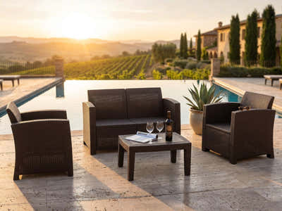 Divano 4-Piece Outdoor Lounge Set