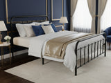 Darcy Metal Bed Frame Black & 3 Way Mattress - Queen