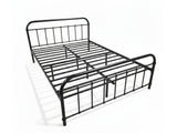 Darcy Metal Bed Frame Black & Bon21 Mattress - Queen