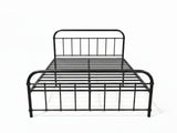 Darcy Metal Bed Frame Black & Bon21 Mattress - Queen