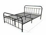 Darcy Metal Bed Frame Black & Bon21 Mattress - Queen