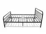 Darcy Metal Bed Frame Black & Bon21 Mattress - Queen