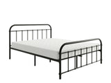 Darcy Metal Bed Frame Black & Bon15 Mattress - Queen
