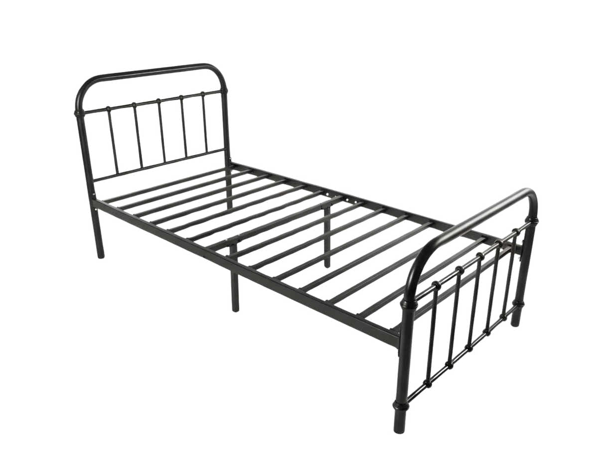Darcy Metal Bed Frame Black - Single