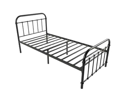 Darcy Metal Bed Frame Black - Single