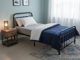 Darcy Metal Bed Frame Black - Single