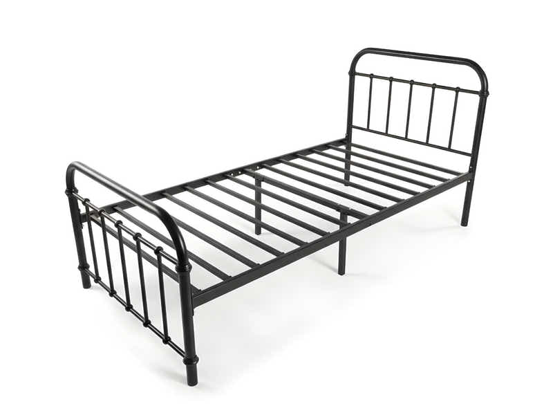 Darcy Metal Bed Frame Black - Single