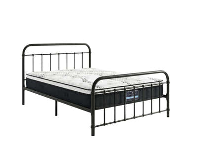 Darcy Metal Bed Frame Black & J32 Mattress - Single