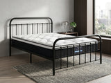 Darcy Metal Bed Frame Black & J32 Mattress - Single