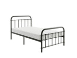 Darcy Metal Bed Frame Black & Bon10 Mattress - Single