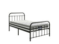Darcy Metal Bed Frame Black & Bon21 Mattress - Single