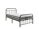 Darcy Metal Bed Frame Black & Bon21 Mattress - Single