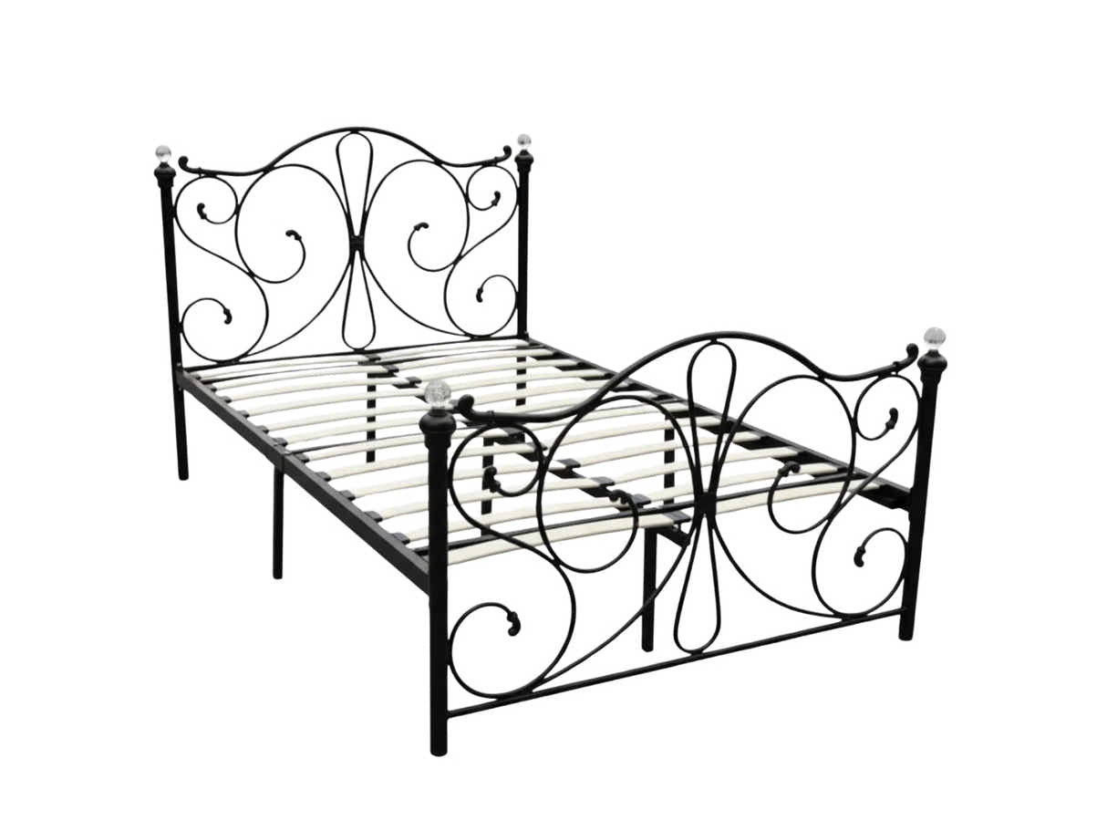 DS Elizabeth Bed Frame Black - Double