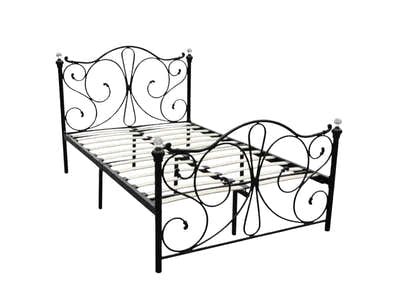 DS Elizabeth Bed Frame Black - Double