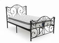 Elizabeth Bed Frame Black & Euro Top Memory Foam Mattress GEL30 - Double