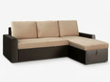 Salem Pull Out Sofa Bed with Storage - Brown