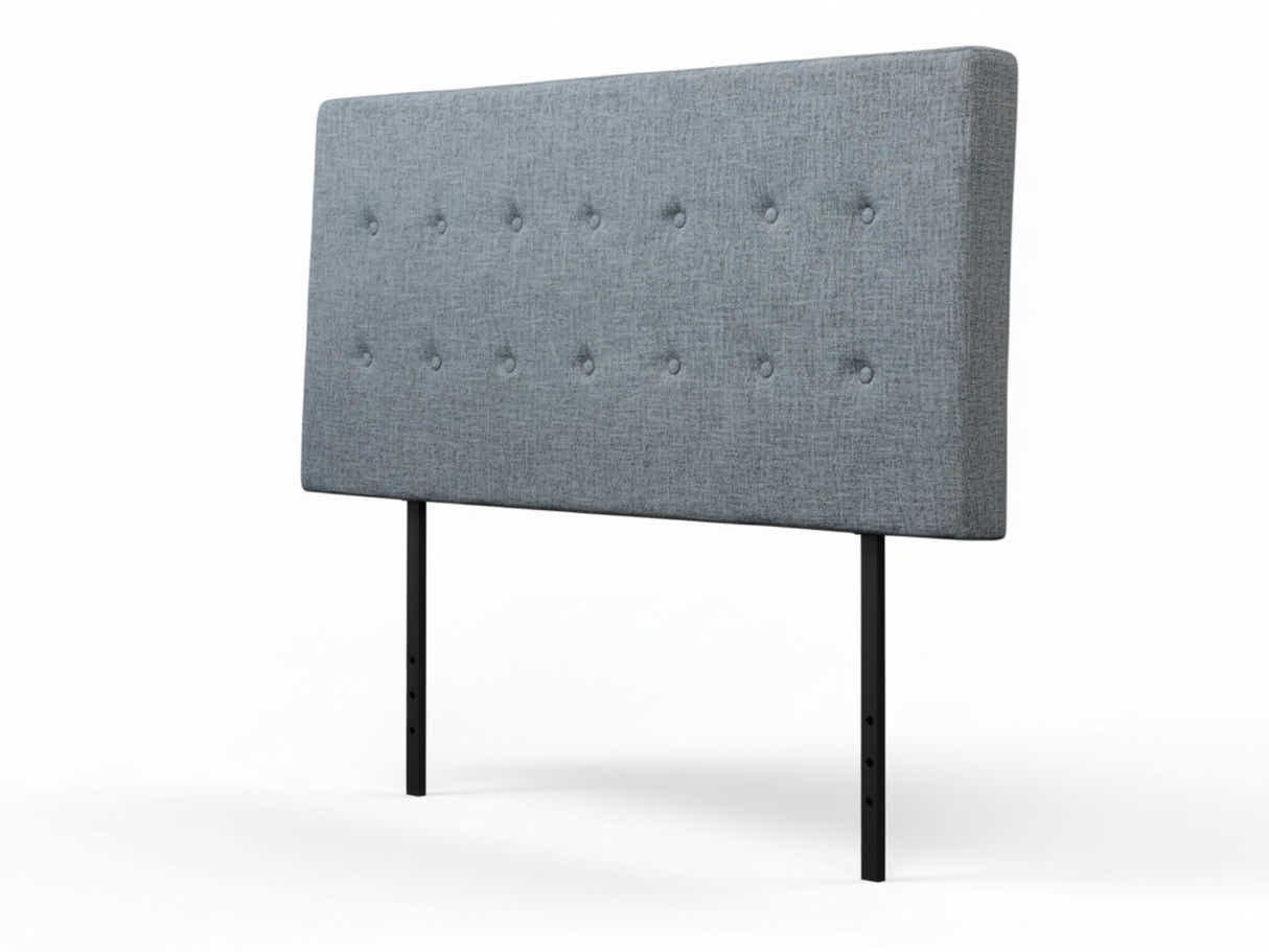 Freddy Linen Headboard Bluish Grey - Double