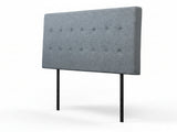 Freddy Linen Headboard Bluish Grey - Double