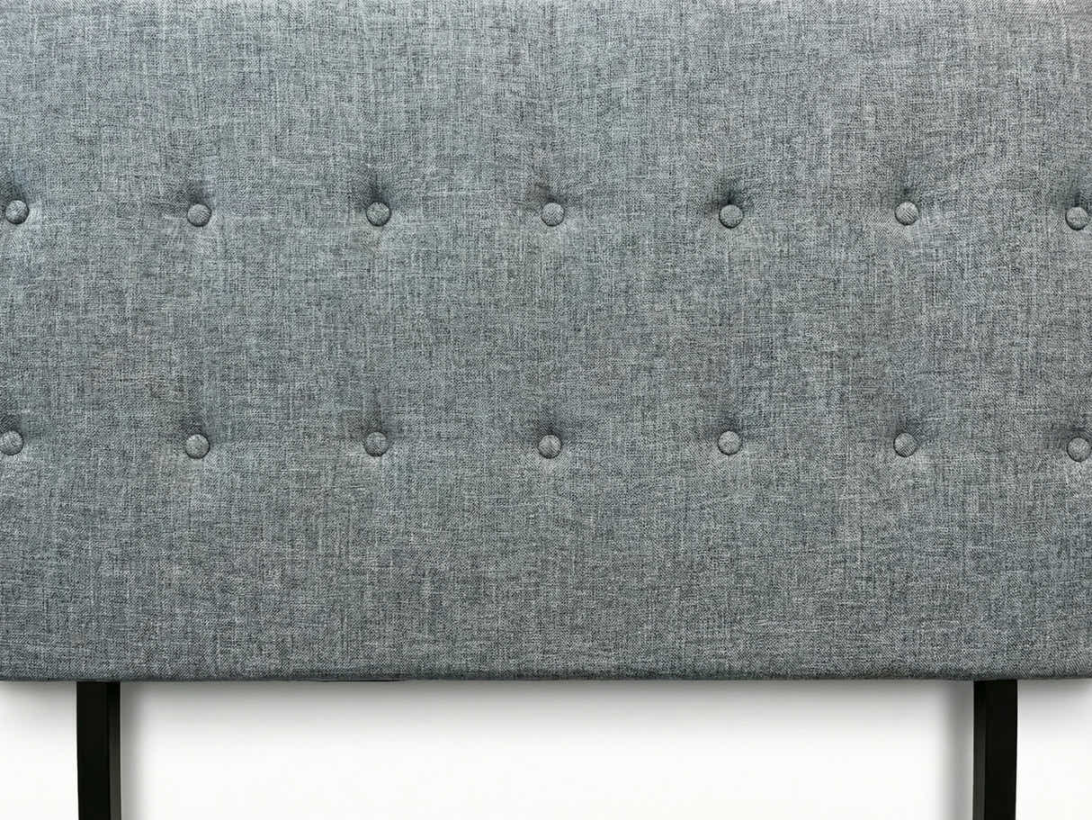Freddy Linen Headboard Bluish Grey - Double