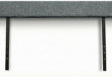 Freddy Linen Headboard Bluish Grey - Double