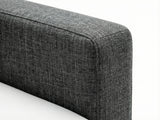 Freddy Linen Headboard Bluish Grey - Double