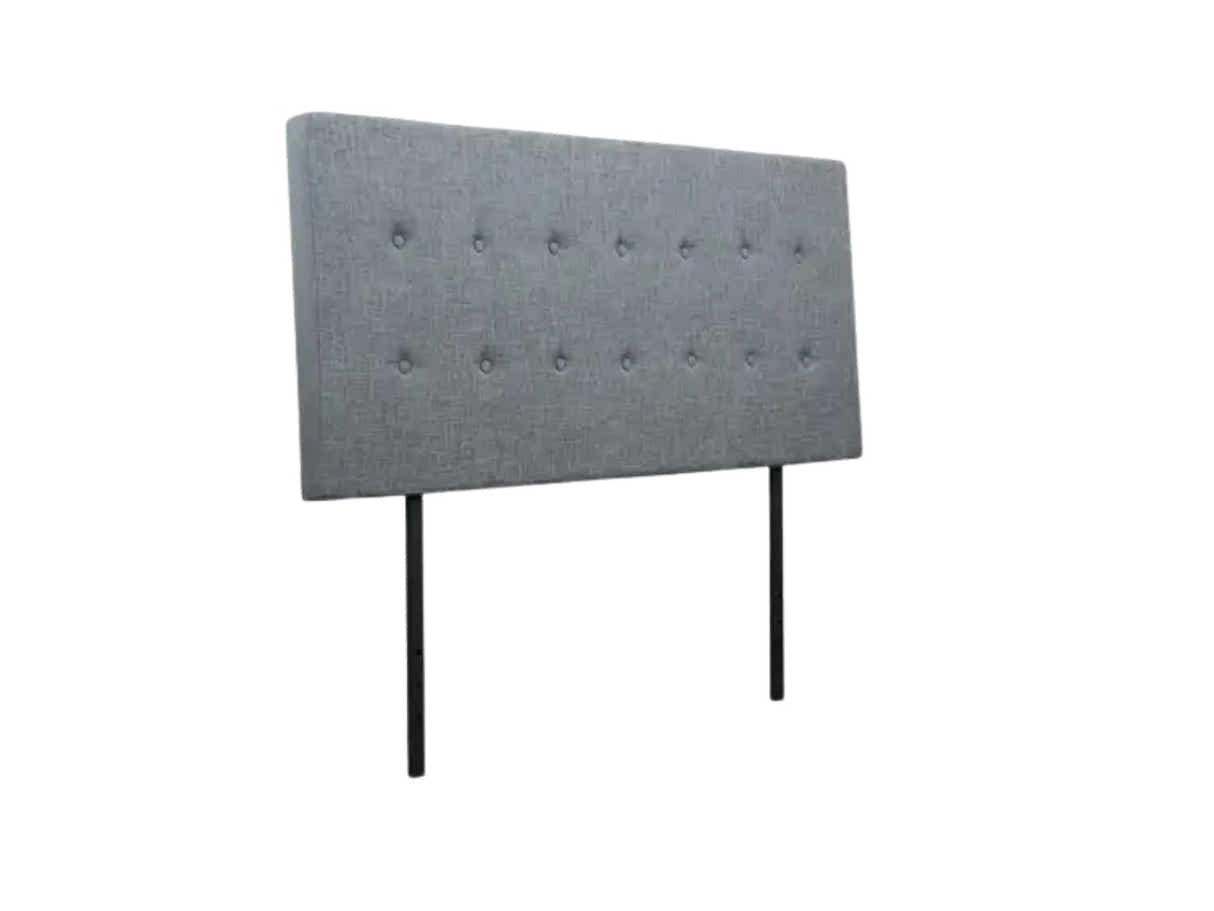 Freddy Linen Headboard Bluish Grey - King