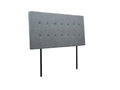Freddy Linen Headboard Bluish Grey - King