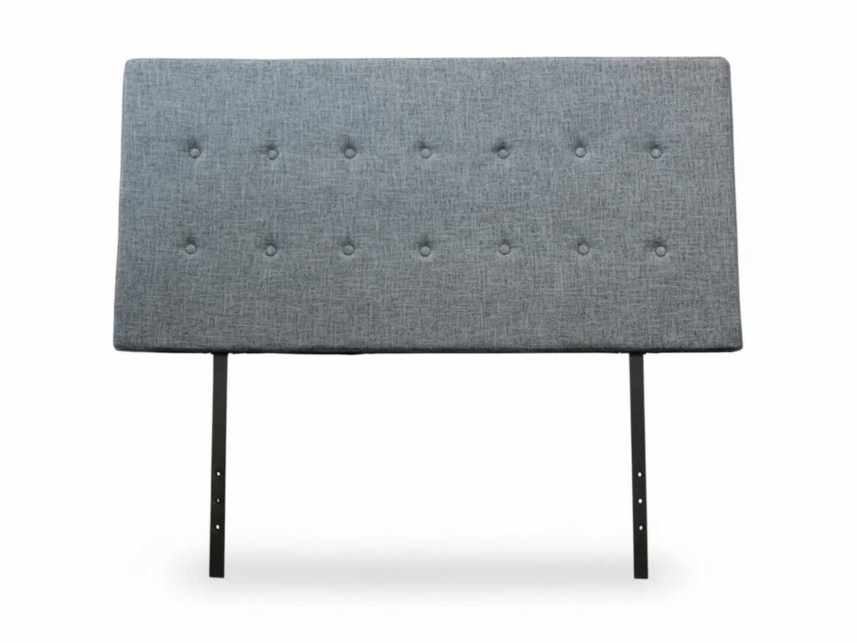 Freddy Linen Headboard Bluish Grey - King