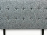 Freddy Linen Headboard Bluish Grey - King