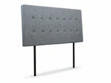 Freddy Linen Headboard Bluish Grey - King