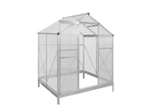 Polycarbonate Greenhouse with Base 4ft x 6ft