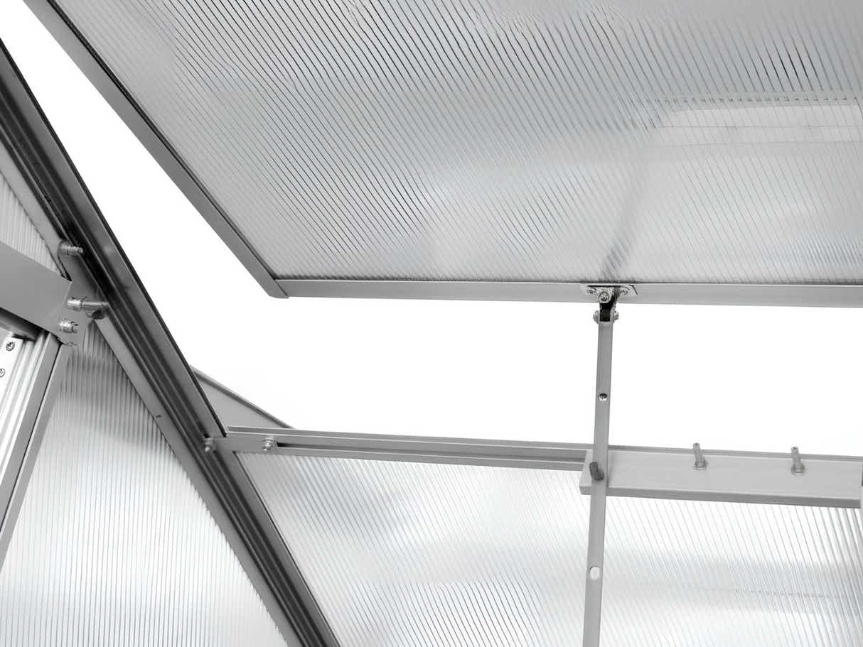 Polycarbonate Greenhouse with Base 4ft x 6ft