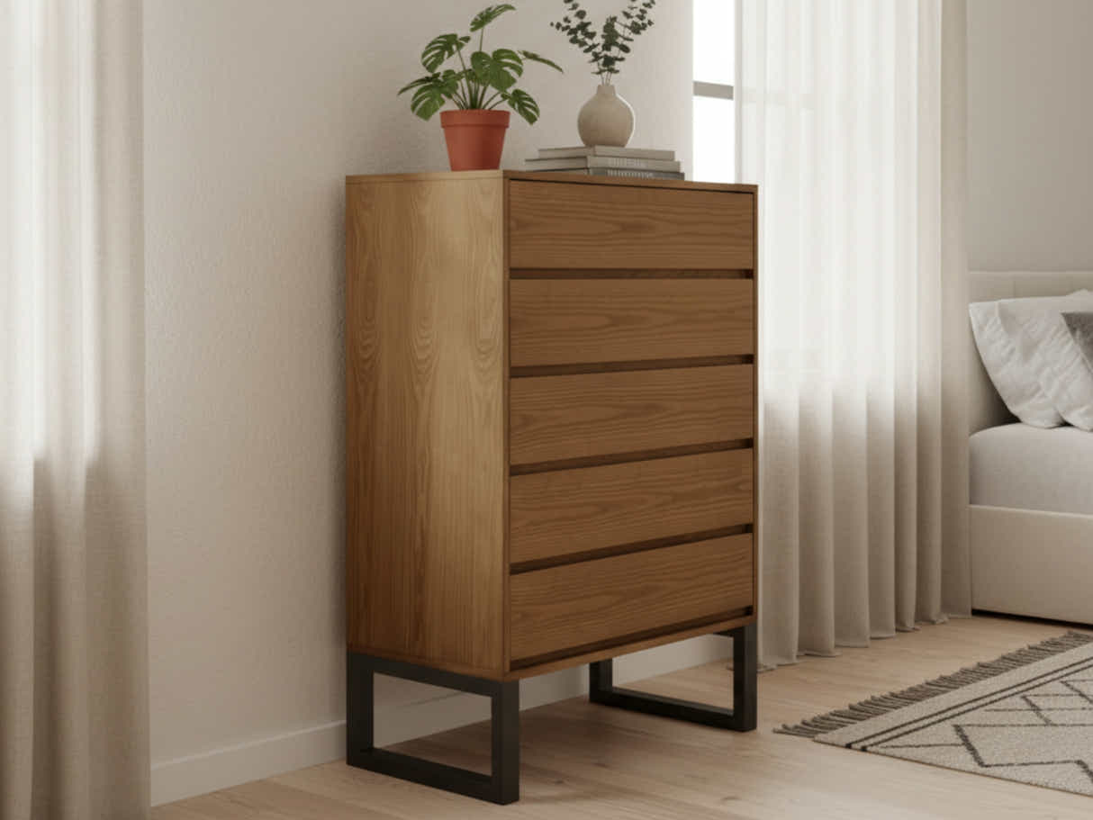 Philip 5-Drawer Tallboy