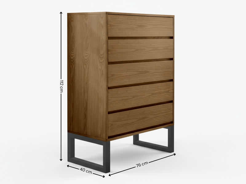 Philip 5-Drawer Tallboy