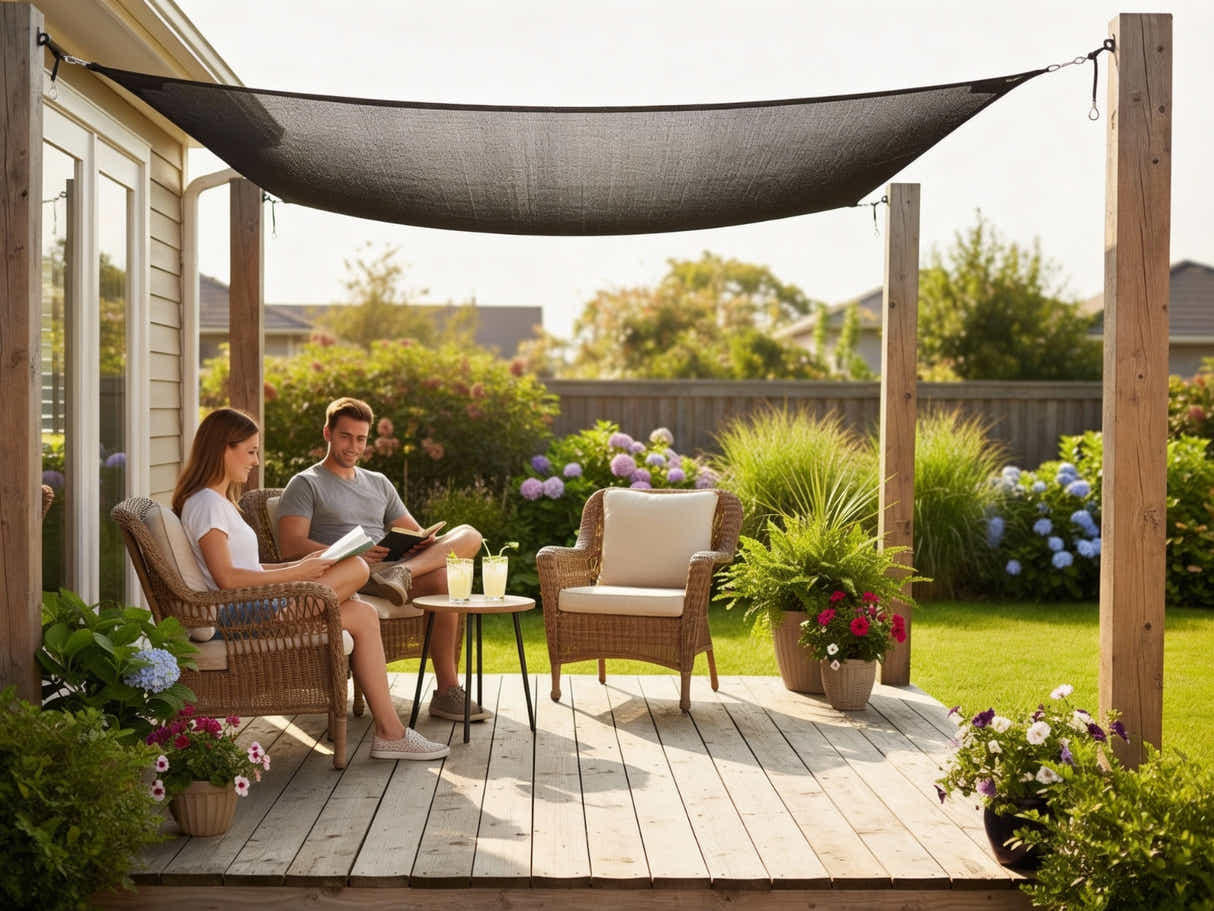 195gsm Black Shade Cloth - 3.66m x 30m