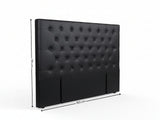 Raisa PU Headboard Black - Queen