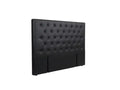 Raisa PU Headboard Black - Queen