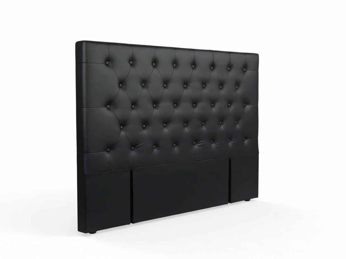 Raisa PU Headboard Black - Queen