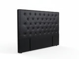 Raisa PU Headboard Black - Queen