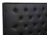 Raisa PU Headboard Black - Queen
