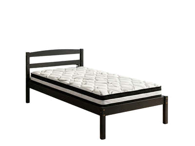 Wayford Bed Frame Black & L30 Mattress - Single