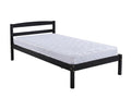 Wayford Bed Frame Black & Bon10 Mattress - Single