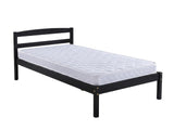 Wayford Bed Frame Black & Bon10 Mattress - Single