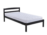 Wayford Bed Frame Black & Bon15 Mattress - Single