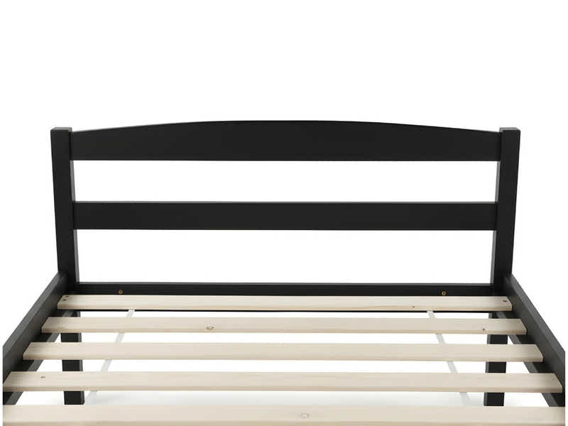 Wayford Bed Frame Black & PIL20 Mattress with Pillow - Single