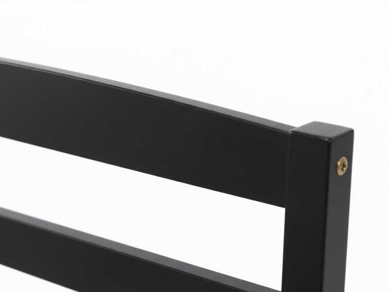 Wayford Bed Frame Black & PIL20 Mattress with Pillow - Single