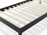 Wayford Bed Frame Black & PIL20 Mattress with Pillow - Single