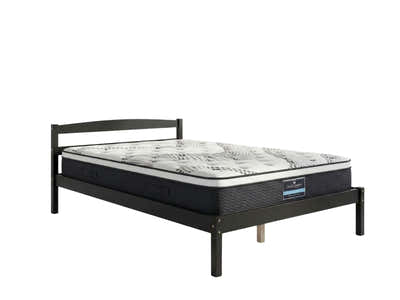 Wayford Bed Frame Black & J32 Mattress - King Single