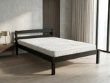 Wayford Bed Frame Black & Bon15 Mattress - King Single